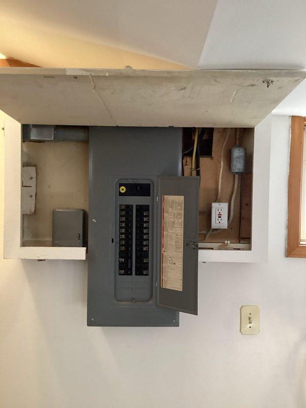Installed new electrical outlet on exterior of home and replaced electrical cord for pool heater. Verified proper circuit protection at main panel and tested all connections for safe operation.