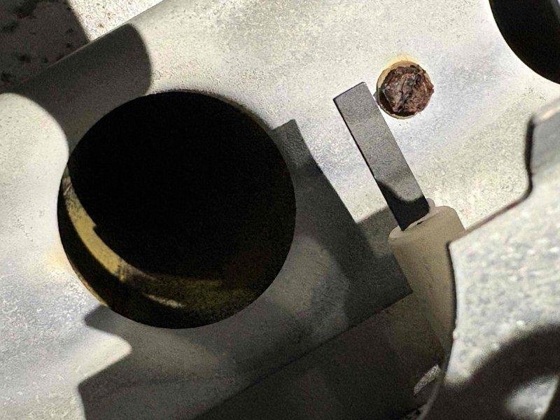 Completed annual heating maintenance on 13-year-old Amana furnace system with humidifier. Performed comprehensive inspection, cleaned and tested all components, and identified failed flame sensor requiring replacement. Replaced corroded flame sensor with new OEM part, restoring proper burner operation and system safety controls.