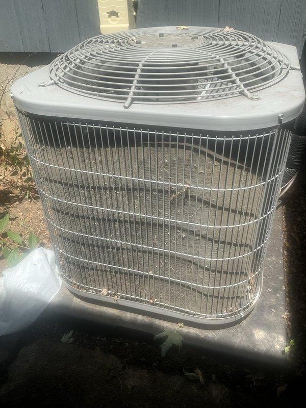 Completed comprehensive AC Super Tune-up on outdoor condensing unit. Upon arrival, confirmed significant dirt and debris accumulation on condenser coils restricting airflow, as reported. Performed thorough cleaning of condenser coils to remove built-up contamination from exterior fins and heat exchange surfaces. Inspected fan assembly, electrical connections, and refrigerant lines. Verified proper system operation following cleaning and tune-up procedures. Unit now operating with restored airflow efficiency.