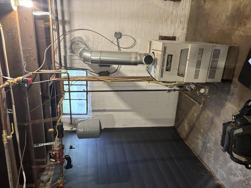 Completed comprehensive furnace super tune-up on a 21-year-old RevolutionAir heating system located in basement mechanical room. Performed full system inspection, cleaned and tested all components, verified proper airflow through ductwork, checked electrical connections, and confirmed safe operation of all safety controls. Unit is operating within manufacturer specifications and ready for the heating season.