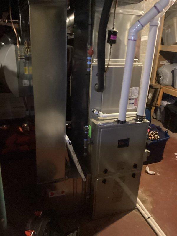 Completed annual cooling maintenance on 5-year-old Payne air conditioning system. Performed comprehensive inspection of outdoor condenser unit and indoor air handler components. Verified refrigerant charge, cleaned condenser coils, checked electrical connections, tested capacitor values, and confirmed proper system operation. All equipment functioning within manufacturer specifications with no issues identified.