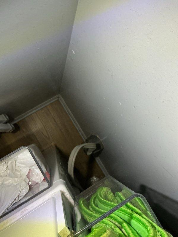 Completed comprehensive AC tune-up service in residential laundry room area, performing standard preventive maintenance procedures on HVAC system. Conducted thorough inspection of cooling unit components, verified proper system operation, and documented equipment condition with photos for service records.