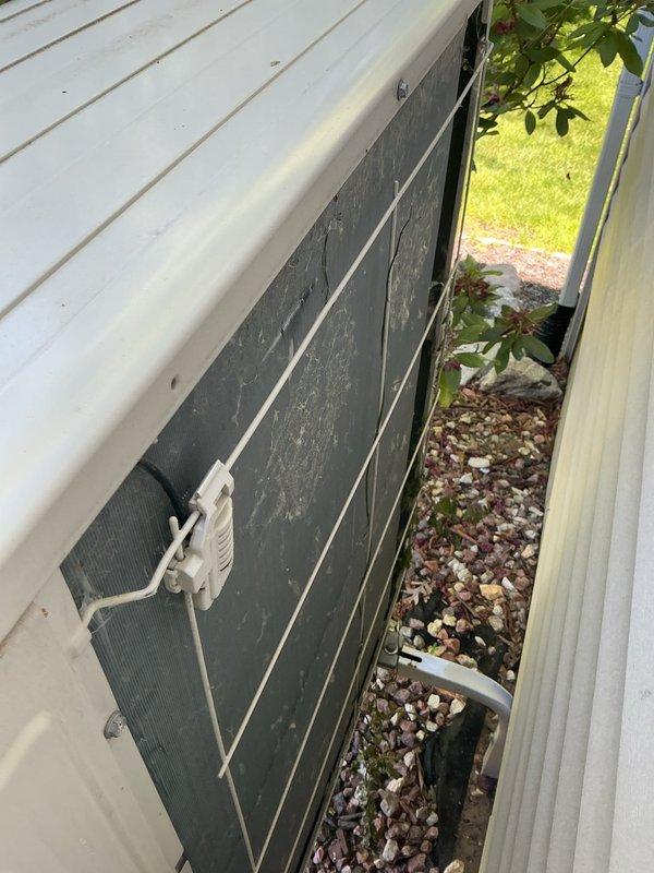 Responded to service call for musty odor complaint on Mitsubishi mini split system with two indoor head units. Performed thorough cleaning and maintenance service on both wall-mounted air handlers to remove mold and mildew buildup from evaporator coils, blower wheels, and drain pans. Inspected outdoor condenser unit, verified proper drainage, and confirmed system operation on both zones to ensure optimal performance and air quality.