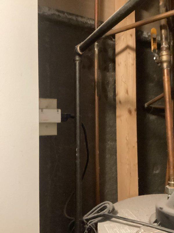 Installed shutoff valves on existing copper plumbing lines in utility area of 30-year-old single-family residence. Work completed upon customer approval of pricing during scheduled service visit.
