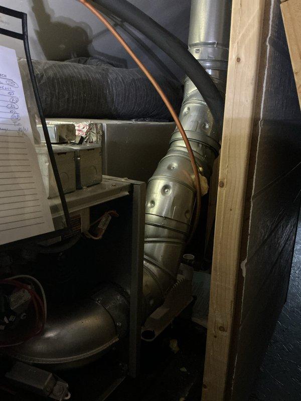 Completed annual cooling maintenance on two 8-year-old air conditioning systems. Performed comprehensive tune-up procedures including inspection of indoor air handler units, ductwork connections, condensate drain systems, and refrigerant lines. Verified proper operation of all mechanical components, checked airflow through ventilation systems, and confirmed drainage systems are functioning correctly. Both units operating within normal parameters with no repairs required at this time.