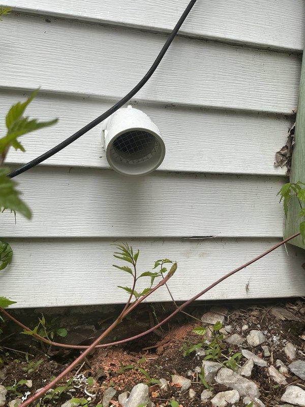 Successfully installed a 50-gallon Power Vent natural gas water heater with 6-inch intake and 6-inch exhaust configuration. The installation included proper venting through the exterior wall with PVC piping, secure mounting brackets, and complete water and gas connections in the basement utility area.