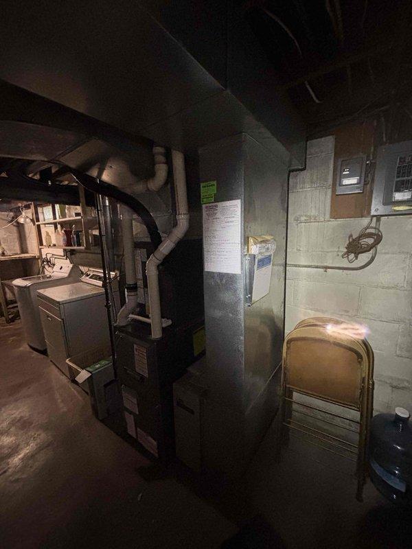 Completed annual cooling maintenance on 2011 EnergiAir system. Performed comprehensive inspection of HVAC unit located in basement mechanical room, verified proper operation of all components, and documented equipment condition with photos. All systems functioning within normal parameters at time of service.