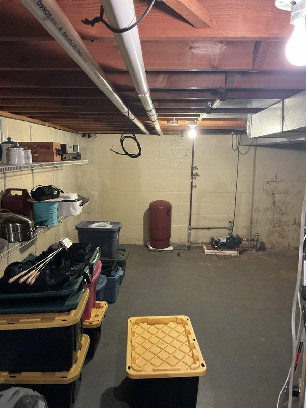 Performed estimate evaluation for adding a draft inducer blower to an existing 6-year-old Lochinvar water heater installed in basement utility area. Assessed current venting configuration, clearances, and mechanical room layout to determine feasibility of blower installation. Documented existing equipment conditions and provided recommendations for proper combustion air management system integration with HRV system already present in the space.
