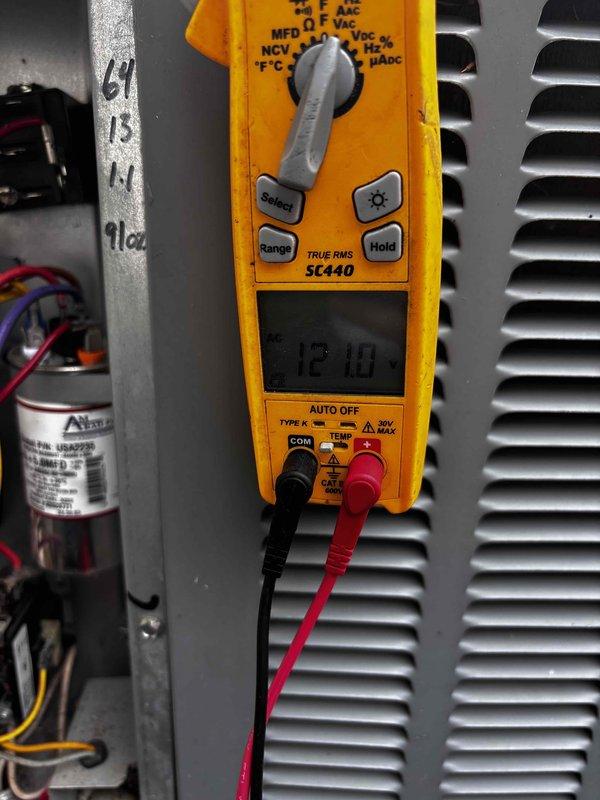 Completed annual cooling system tune-up on 11-year-old unit. Performed comprehensive electrical diagnostics using digital multimeter, testing voltage and capacitance readings throughout system. Inspected and tested capacitor operation, verified all electrical connections, and measured system performance parameters. All components found operating within manufacturer specifications. Customer renewed maintenance plan during visit, and unit is ready for cooling season.