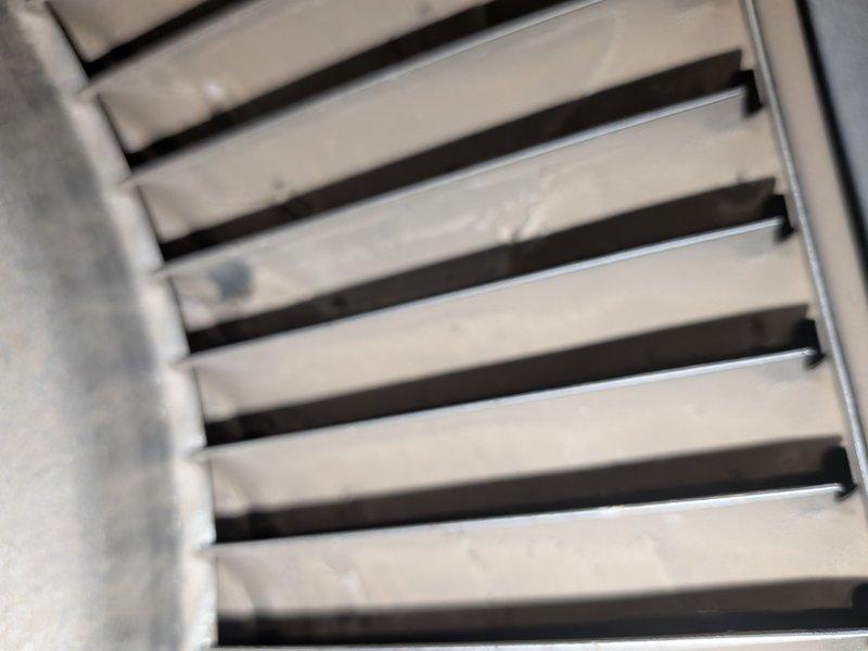 Completed annual cooling maintenance on a 7-year-old Goodman AC system. Performed standard tune-up procedures including inspection of all accessible components, refrigerant line assessment, and airflow verification at supply registers. Documented significant corrosion observed on copper refrigerant lines at coil penetration point through air handler cabinet, indicating potential moisture exposure and age-related deterioration requiring future monitoring.