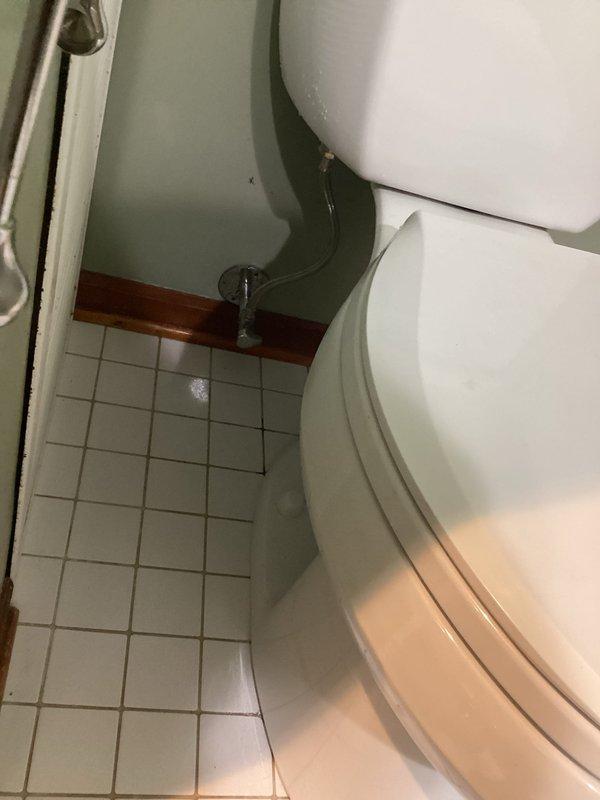 Responded to plumbing leak in basement. Upon inspection, identified active leak from copper supply line running through floor joists above basement ceiling. Secured leaking pipe section with proper support strapping and applied temporary insulation to affected area to prevent further water damage. Verified leak was contained and advised customer of repair completion.