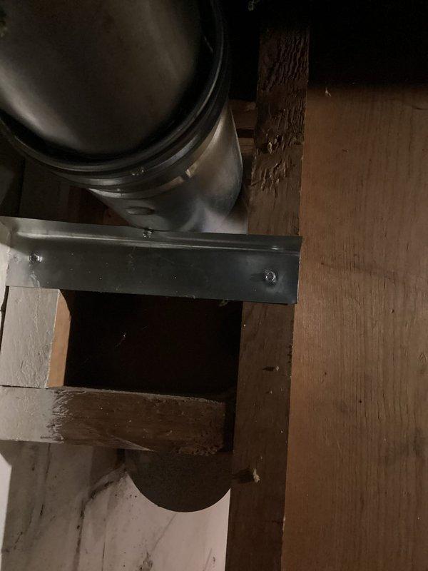 Responded to service call for leaking water heater requiring replacement at residential property. Upon inspection, documented existing water heater installation in attic space, including galvanized vent piping with flexible collar connection, structural mounting configuration, and copper supply lines connected to storage tank. Provided estimate for complete water heater replacement due to unit failure and active leak condition.