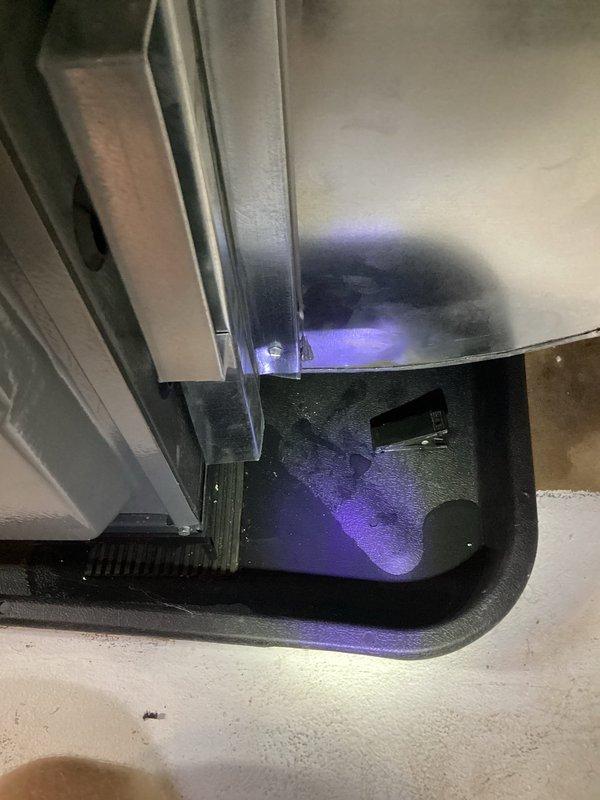 Completed annual cooling maintenance on 19-year-old Carrier air conditioning system. Performed comprehensive system inspection including air handler examination, condensate drain pan assessment, and UV light verification. Drain pan showed proper function with active condensation collection and UV germicidal light operating correctly to prevent microbial growth. All components functioning within normal parameters for unit age.