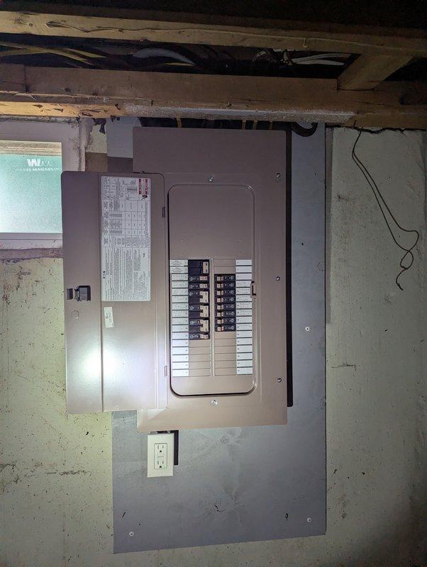 Successfully installed a 20KW Kohler standby generator system with 100A service integration. Coordinated utility power disconnect and reconnect to facilitate safe electrical service upgrade, installed new electrical panel with circuit breaker configuration, and completed exterior generator placement with proper drainage routing using flexible corrugated pipe to direct water away from foundation. All work performed under electrical permit and passed inspection upon completion.