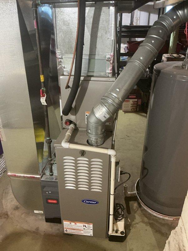 Responded to no-cooling complaint with outdoor unit fan motor failure. Upon arrival, confirmed indoor air handler operational but outdoor condenser fan blades not spinning. Diagnosed failed condenser fan motor preventing heat rejection from refrigeration system. Explained repair options and system condition to homeowner. Unit requires fan motor replacement to restore cooling operation.