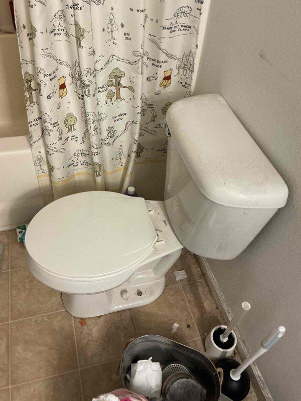 Responded to plumbing leak in bathroom of 18-year-old residential property. Upon inspection, identified deteriorated drainage pipe with significant mineral buildup and scale accumulation on interior walls. Removed compromised section of pipe, documented existing conditions with photographs, and assessed extent of sediment damage to plumbing system requiring replacement of affected components.