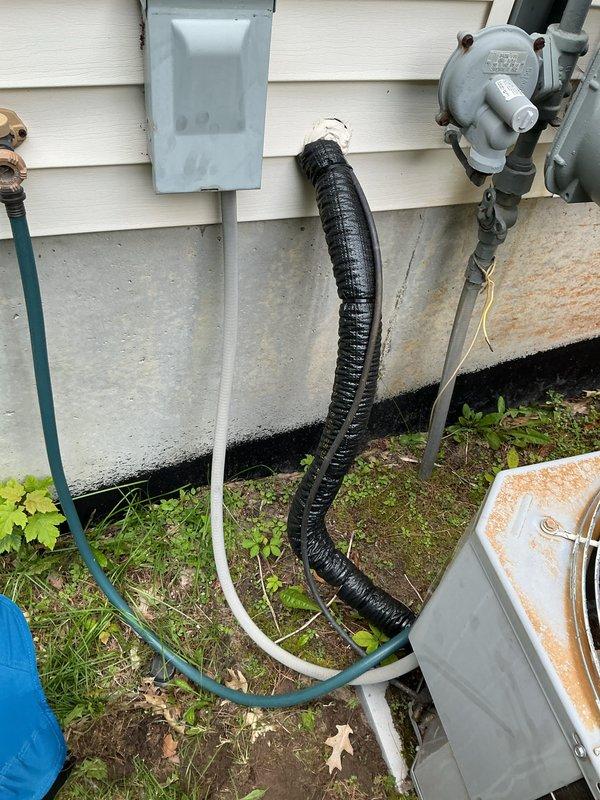 Completed comprehensive AC tune-up service on residential split system. Performed standard maintenance procedures including filter inspection, coil cleaning, refrigerant level verification, electrical connection testing, condensate drain clearing, and thermostat calibration. System operational and running within manufacturer specifications upon completion.