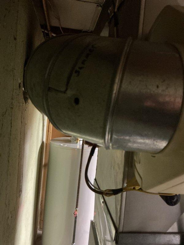 Completed annual cooling maintenance on 13-year-old Goodman system. Performed standard tune-up procedures including inspection of ductwork and air handler components. Installed condensate overflow pan as preventative measure to protect flooring from potential water damage.