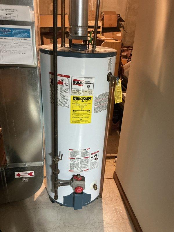Completed annual cooling maintenance on 2021 EnergiAir system. Performed standard tune-up procedures including inspection of ductwork installation and verification of proper airflow through flexible metal supply runs in basement area. Inspected mechanical room layout and confirmed adequate clearances around HVAC equipment and water heater for proper system operation and service access.