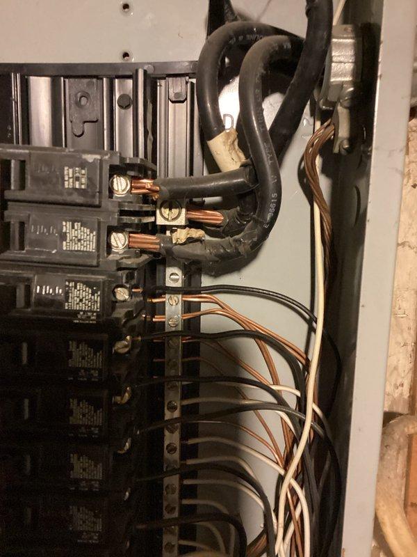Responded to customer report of intermittent lighting issues affecting entire residence that began approximately four days prior. Upon arrival, performed comprehensive electrical system evaluation to identify source of power fluctuations. Conducted thorough inspection of main electrical panel, examining all circuit breaker connections, bus bar integrity, and wire terminations. 

Removed panel cover and systematically tested each circuit for proper voltage, amperage, and continuity. Inspected main service entrance conductors for signs of overheating, corrosion, or loose connections at primary lugs. Examined neutral and ground bus bars for compromised terminations, as loose neutral connections are common causes of intermittent power issues throughout a home. Verified all branch circuit breakers were properly seated and making solid contact with bus bars.

Checked for evidence of arcing, heat damage, or deterioration at connection points. Inspected wire insulation condition throughout pan