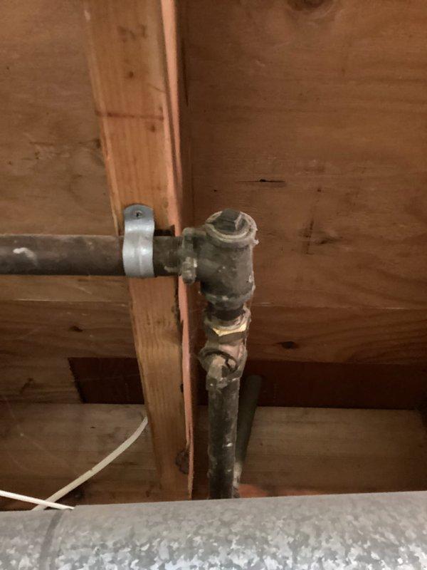 Installed natural gas line to dryer location, running gas piping across room from existing supply point. Secured all piping per code requirements with proper supports and fittings, completed pressure test, and verified system operation.