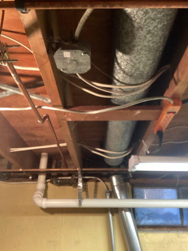Installed natural gas line to dryer location, running gas piping across room from existing supply point. Secured all piping per code requirements with proper supports and fittings, completed pressure test, and verified system operation.