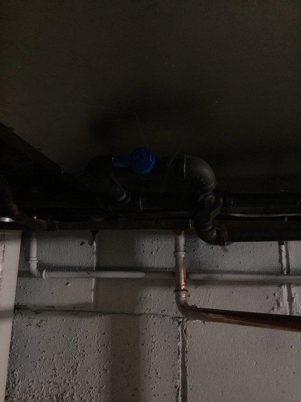 Responded to gas dryer hookup request in 1948-built home where newly delivered appliance could not be operated due to disconnected gas supply line. Upon arrival, found existing black iron gas pipe with shutoff valve hanging from ceiling joists, terminated with yellow flexible gas connector (CSST) that was not connected to dryer. Verified gas supply present in home and confirmed no other gas-related issues. Successfully connected the existing yellow flex line to new dryer gas inlet, tested all connections for leaks using approved leak detection solution, verified proper gas flow, and confirmed shutoff valve operation. Opened gas supply and performed final safety inspection of completed connection. Dryer now operational and ready for use.