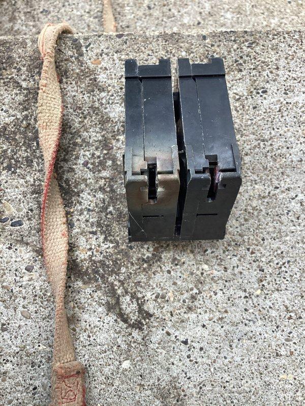 Replaced two faulty electrical breakers in main panel. Removed old breakers showing signs of wear and heat damage, installed new breakers, verified proper connections and torque specifications, and confirmed system functionality with load testing.