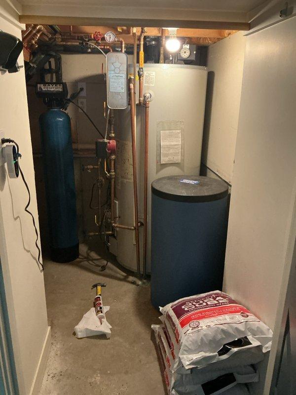 Responded to emergency call for 15-year-old atmospheric vent water heater with suspected venting failure after gas detection alarm and unusual odors near unit. Upon inspection, found draft hood inducer motor had failed, preventing proper exhaust of combustion gases from water heater cabinet. Verified inadequate draft using combustion analyzer and visual smoke test at draft hood connection. Replaced failed inducer motor assembly and verified proper venting operation with draft pressure measurements and combustion safety testing. Confirmed no carbon monoxide present in living space and all combustion byproducts exhausting properly through existing vent system. Unit restored to safe operating condition with proper draft established.
