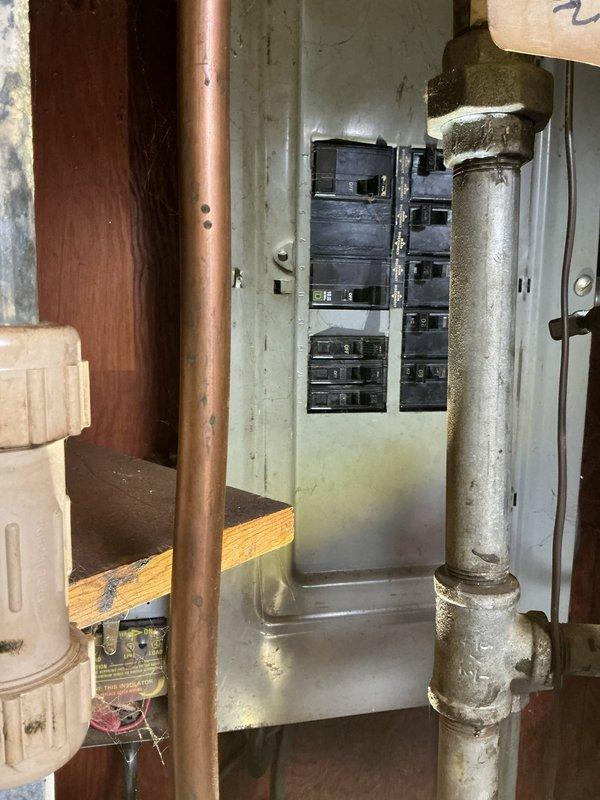 Completed estimate for furnace and air conditioning installation at residential property with existing ductwork in both attic and basement. Property currently has disconnected propane backup system and wood boiler furnace that requires removal and disconnection. Assessment included evaluation of existing electrical panel, utility space configuration, and current HVAC infrastructure to provide recommendations for new furnace installation and AC system addition.