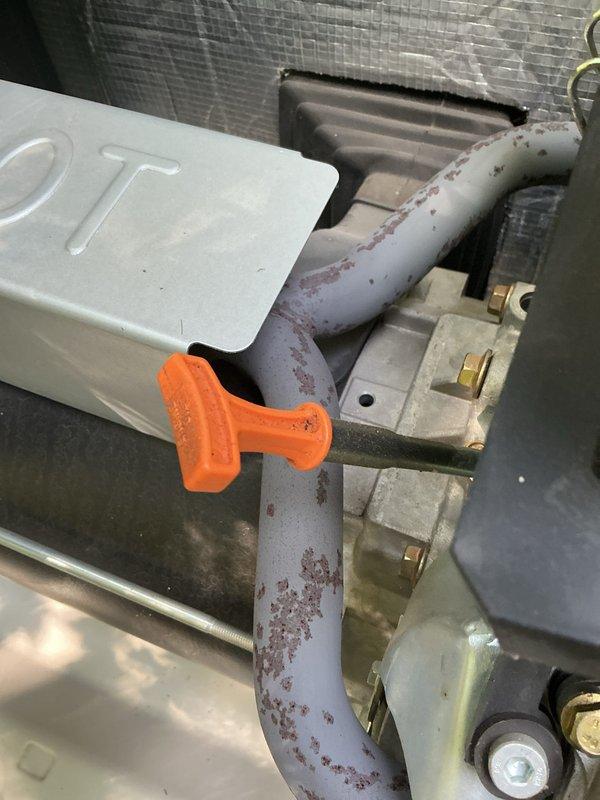 Completed scheduled 10-year tune-up service on Generac generator unit. Performed comprehensive inspection of all major components including blower assembly, gas valve system, and control mechanisms. Documented existing surface rust on metal piping and overall operational condition of equipment. All systems verified functional and unit returned to service.