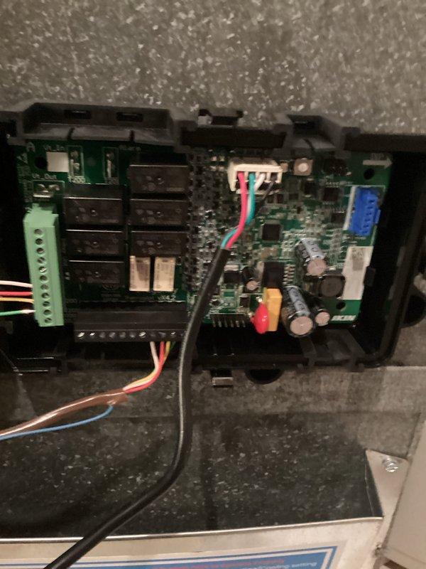 Responded to thermostat malfunction following previous day's AC installation. Verified wiring connections at both the thermostat and control board terminals, corrected improper wire terminations on the HVAC control board, and confirmed proper communication between thermostat and newly installed equipment. System tested successfully with all heating and cooling functions operating as designed.
