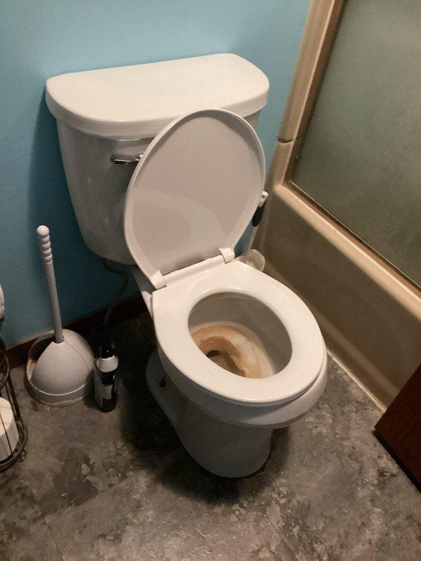 Responded to service call for two toilets experiencing difficulty flushing. Upon arrival, inspected both units and found significant mineral buildup and deposits in the bowls affecting flush performance. Cleared obstructions, adjusted flush mechanisms, and tested both toilets to ensure proper operation. Both fixtures now flushing correctly with adequate water flow and complete bowl evacuation.