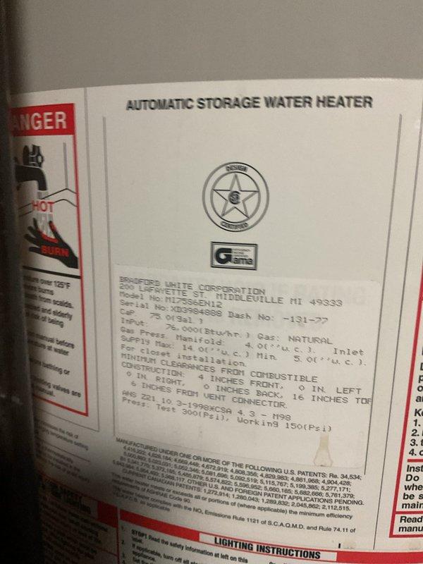 Responded to no cooling complaint at single family residence with 10-year-old air conditioning system experiencing reduced cooling capacity. Upon arrival, conducted visual inspection and documented equipment conditions including HVAC ductwork and associated mechanical systems in basement utility area. Photographed water heater data plate and ventilation components for service records. System assessment revealed unit still providing partial cooling function despite customer concerns.