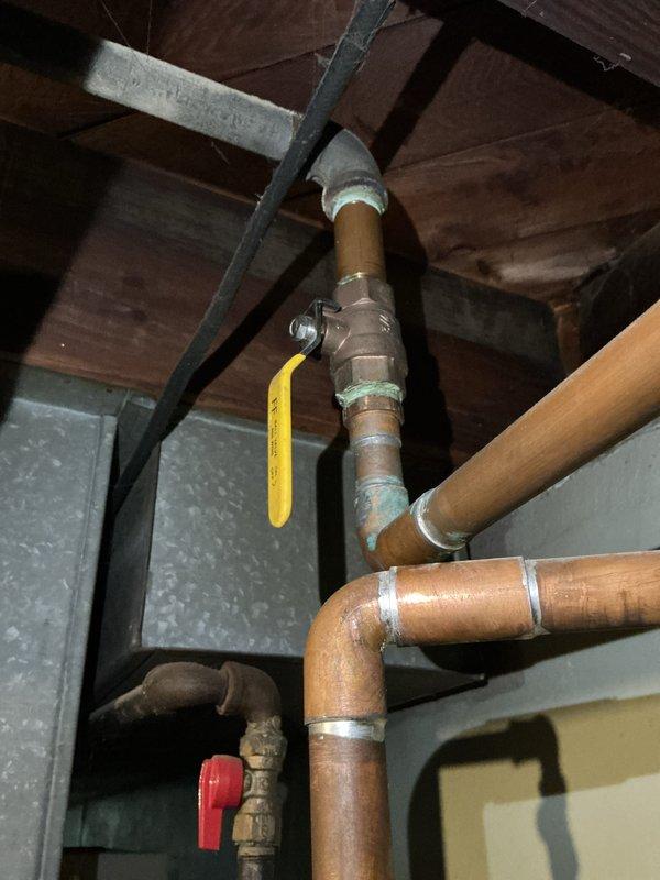 Completed estimate for replacement of existing 11-year-old water heater with new 40-gallon natural gas unit in single family residence. Evaluated current installation including copper supply piping configuration, circulation pump system, and gas connections. Documented existing equipment condition and provided recommendations for new water heater installation with no urgent issues or active leaks present at time of assessment.