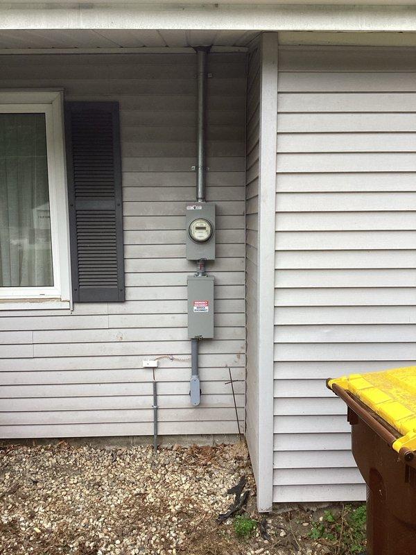 Completed installation of new furnace, air conditioning system, and water heater at residential property. Performed 100-amp electrical service upgrade, including installation of new meter base, electrical panel, and exterior conduit system mounted on building exterior with proper grounding and code-compliant configuration. Coordinated utility disconnect and reconnection with local power company to safely complete panel replacement. All electrical work completed under permit and passed final inspection by municipal electrical inspector. System tested and verified operational upon power restoration.