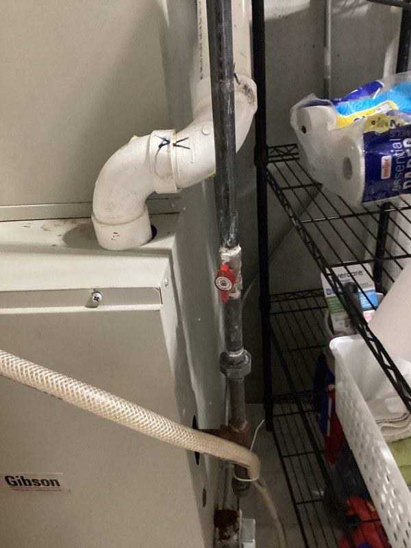 Responded to gas leak repair call and located leak at water heater gas supply line. Inspected gas piping system, confirmed leak at connection point, and performed necessary repairs to restore safe operation. Applied leak detection solution to verify complete seal, tested all connections, and confirmed system is operating safely with no further gas leaks detected.