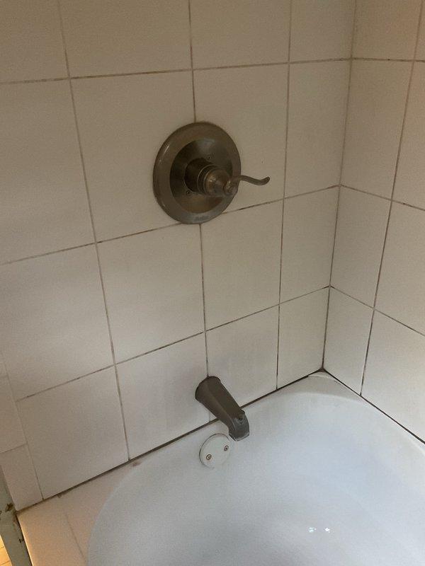 Responded to service call for leaky bathroom tub faucet. Upon inspection, identified worn internal components in the shower valve assembly causing water seepage at the tub spout. Disassembled the single-lever shower valve control with bronze finish, replaced deteriorated cartridge and O-rings, and reassembled unit. Tested for proper operation and verified leak was eliminated. All fixtures restored to full working condition.
