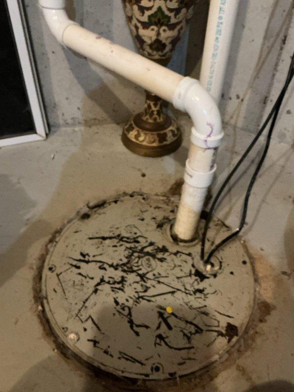 Responded to emergency callback for sewage lift pump system experiencing repeated basement flooding issues. Upon arrival, inspected the lift pump installation and associated discharge piping system. Identified malfunction causing the pump to fail during operation, resulting in sewage backup into the basement area. Performed diagnostic testing on pump motor, float switch assembly, and check valve operation. Addressed the mechanical failure point, verified proper pump cycling, and tested system under load conditions to ensure reliable operation. Confirmed all discharge lines were properly secured and functioning correctly, with no leaks or obstructions present. System restored to full operational status with proper drainage capability established.