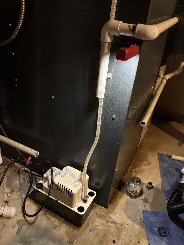 Responded to service call for recurring humidifier leak on furnace system. Upon inspection, identified 5-year-old Aprilaire humidifier experiencing third leak failure. Per customer request, removed humidifier unit from furnace to eliminate ongoing water damage concerns. Verified heating and cooling systems remained fully operational after removal. Capped off water supply line and sealed humidifier mounting location on ductwork. Tested furnace operation to confirm proper airflow and system functionality post-removal. Cleaned work area and removed all debris. System left in safe, operational condition without humidification capability.