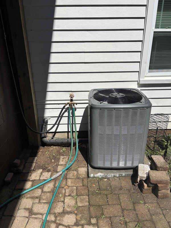 Responded to no-cooling complaint on three-year-old EnergiAir system with noisy compressor operation. Upon arrival, confirmed outdoor condenser unit running with excessive compressor noise and inadequate cooling performance throughout residence. Diagnosed failed compressor with internal mechanical failure causing reduced refrigerant compression and loud operation. Recommended complete compressor replacement due to severity of mechanical failure and system age still under typical equipment warranty period.