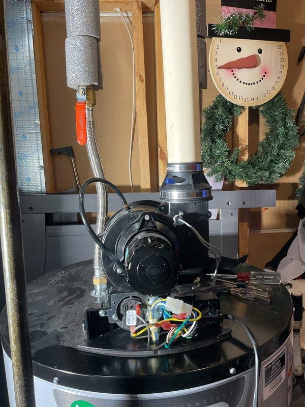 Responded to service call for non-operational 3-year-old AO Smith water heater with suspected thermocouple failure. Upon inspection, diagnosed and replaced faulty thermocouple to restore proper pilot light operation and heating functionality. Unit tested successfully and returned to normal operation.