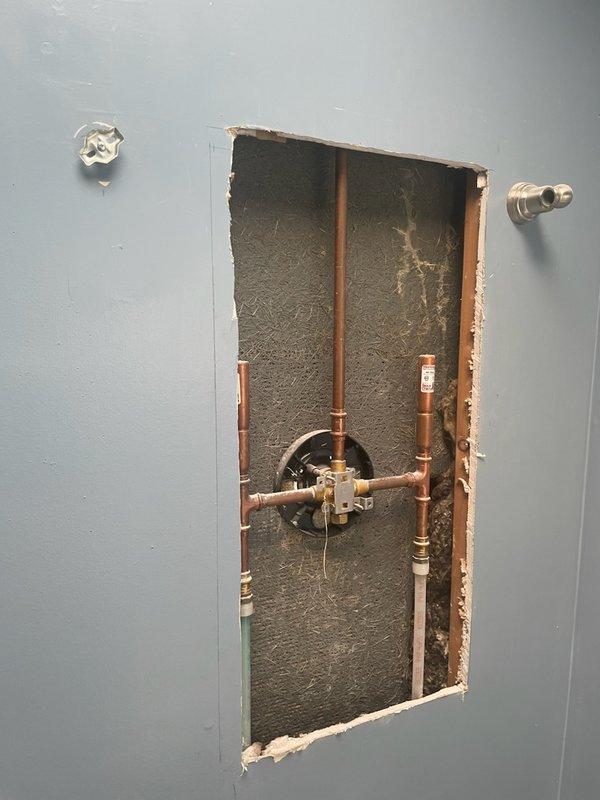Responded to service call for thermostat displaying error message and water leaking from furnace. Upon inspection, identified clogged condensate drain line causing water backup. Cleared drain line obstruction, verified proper drainage flow, and replaced dirty air filter to restore system efficiency. Thermostat error cleared after system reset, and unit returned to normal operation with no further water leakage detected.