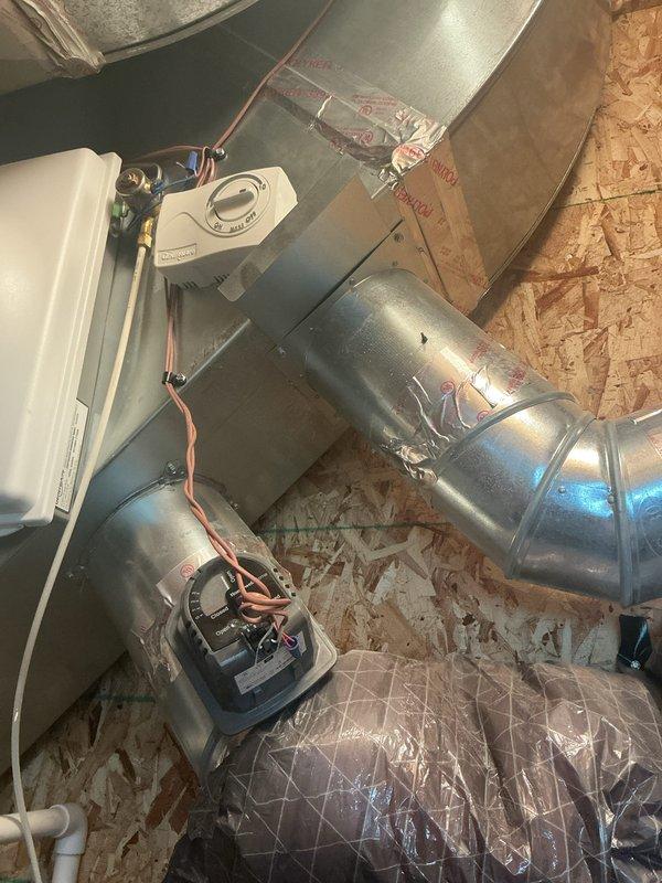 Completed comprehensive AC Super Tune-up on dual 7-year-old Comfortmaker systems installed in attic space. Performed full system inspection including air handler, ductwork connections, and refrigerant line integrity. Verified proper electrical connections, cleaned and tested all components, and confirmed system operation within manufacturer specifications. All equipment functioning properly with no issues identified during service.