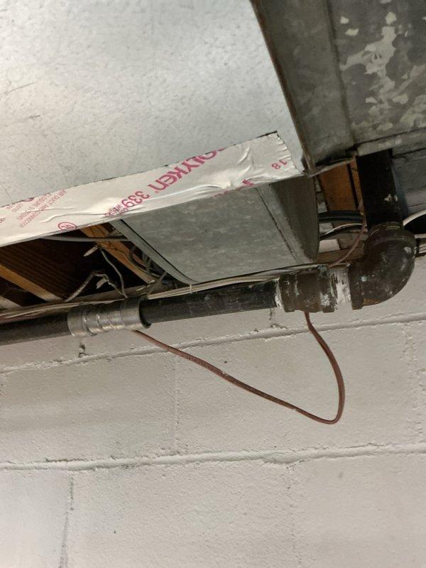Replaced gas supply lines in basement utility area. Removed existing deteriorated gas piping and installed new code-compliant gas line with proper flexible connector and metallic fittings. Routed new piping along ceiling joists to supply appliance, ensuring proper support and clearances from electrical components and HVAC ductwork. Pressure tested system to verify integrity of all connections and confirmed no leaks detected.