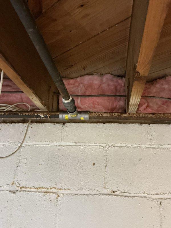 Replaced gas supply lines in basement utility area. Removed existing deteriorated gas piping and installed new code-compliant gas line with proper flexible connector and metallic fittings. Routed new piping along ceiling joists to supply appliance, ensuring proper support and clearances from electrical components and HVAC ductwork. Pressure tested system to verify integrity of all connections and confirmed no leaks detected.