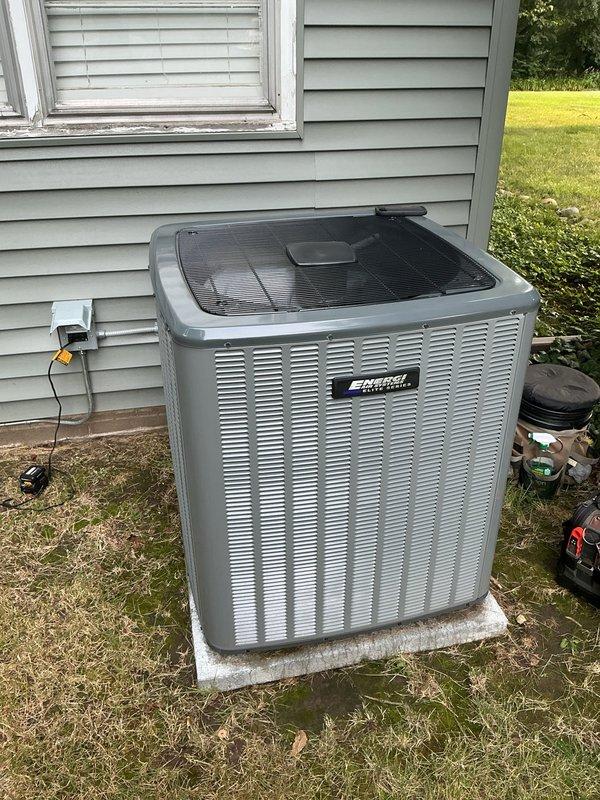 Completed annual cooling maintenance on EnergiAir system (WT 08-2035, 0 years old). Performed comprehensive tune-up including inspection of outdoor condenser unit, verified proper electrical connections and refrigerant levels, cleaned condenser coils, and tested system operation. Unit operating within normal parameters with no deficiencies noted at time of service.