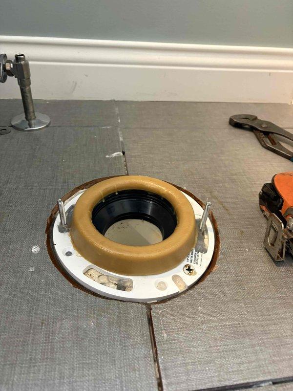Successfully installed two Gerber Viper Edge hi-rise elongated toilets in accordance with quoted specifications. Both units were properly set on wax ring seals with secure flange connections, tested for leaks, and confirmed fully operational.