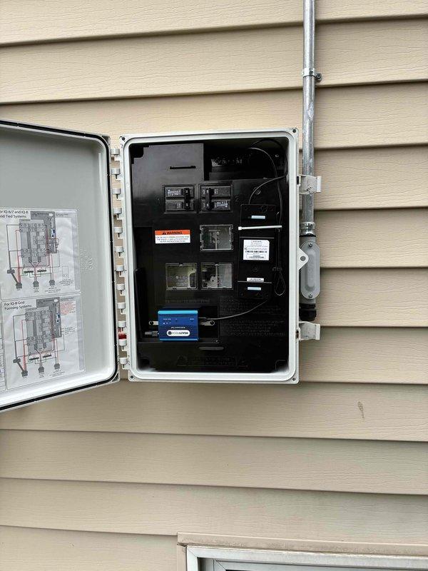Conducted comprehensive site evaluation for Kohler generator installation at residence equipped with solar panel system. Documented existing electrical service entrance configuration, including meter box, electrical panels, surge protection components, and conduit routing. Assessed current electrical infrastructure capacity and integration requirements for backup generator system. Photographed meter installation, main service panel with interior breaker configuration, and associated electrical components to determine proper sizing and placement specifications. Evaluated solar panel system compatibility and transfer switch requirements for seamless integration with proposed generator. Provided detailed estimate for complete generator installation including necessary electrical modifications and equipment specifications.