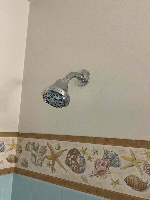 Completed replacement of hot and cold water spigots in garage and outdoor spigot, then rebuilt shower valve assembly and installed new chrome trim and fixtures in bathroom. All connections were tested for proper operation and verified leak-free under pressure.